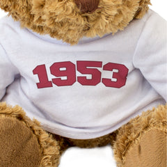 1953 - Teddy Bear - Cute Cuddly Funny - Friend Born In 1953 Year Gift Present