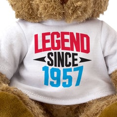LEGEND SINCE 1957 - Teddy Bear - Cute Funny - Friend Born In 1957 Gift Present