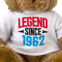 LEGEND SINCE 1962 - Teddy Bear - Cute Funny - Friend Born In 1962 Gift Present