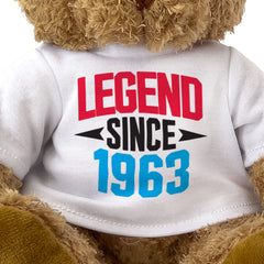 LEGEND SINCE 1963 - Teddy Bear - Cute Funny - Friend Born In 1963 Gift Present