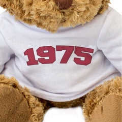1975 - Teddy Bear - Cute Cuddly Funny - Friend Born In 1975 Year Gift Present