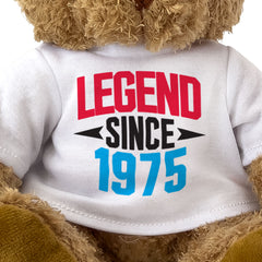 LEGEND SINCE 1975 - Teddy Bear - Cute Funny - Friend Born In 1975 Gift Present