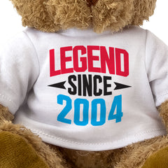 LEGEND SINCE 2004 - Teddy Bear - Cute Funny - Friend Born In 2004 Gift Present