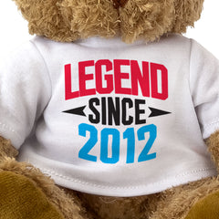LEGEND SINCE 2012 - Teddy Bear - Cute Funny - Friend Born In 2012 Gift Present