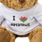I Love Abertawe (Wales Flag) - Teddy Bear