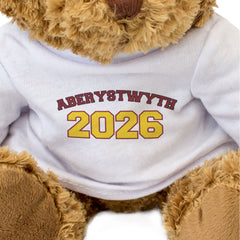 ABERYSTWYTH 2026 - Teddy Bear - Cute Cuddly Soft - Wales Graduation Gift Present
