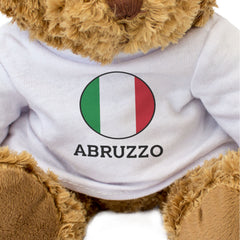 ABRUZZO (ITALY FLAG ROUNDEL) - Teddy Bear - Cute Funny - Italian Gift Present