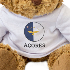 AÇORES FLAG ROUNDEL - Teddy Bear - Cute Funny - Azores Souvenir Gift Present