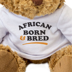 AFRICAN BORN & BRED - Teddy Bear - Cute Cuddly Soft Adorable - Gift Present