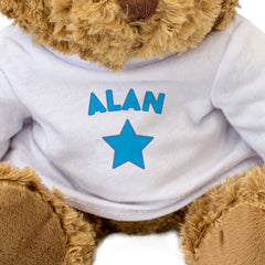 ALAN - Teddy Bear - Cute Cuddly Soft Adorable - Gift Present