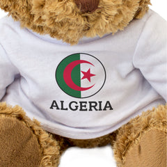 ALGERIA FLAG ROUNDEL - Teddy Bear - Cute Cuddly Soft - Algerian Gift Present