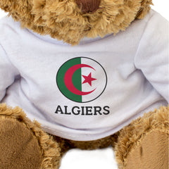 ALGIERS (ALGERIA FLAG ROUNDEL) - Teddy Bear - Cute Soft - Funny Gift Present