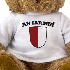 AN IARMHÍ (WESTMEATH) COUNTY COLOURS - Teddy Bear - Ireland Gaeilge Gift Present
