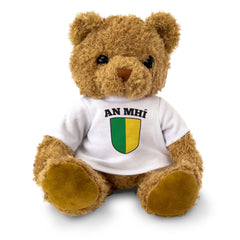 AN MHÍ (MEATH) COUNTY COLOURS - Teddy Bear - Ireland Gaeilge Gift Present