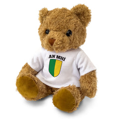 AN MHÍ (MEATH) COUNTY COLOURS - Teddy Bear - Ireland Gaeilge Gift Present