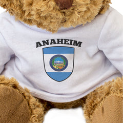 ANAHEIM CITY FLAG - Teddy Bear - Cute Cuddly Soft - California Gift Present