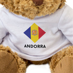 ANDORRA FLAG DIAMOND - Teddy Bear - Cute Funny Andorran Souvenir Gift Present