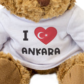 I Love Ankara (Turkey Flag) - Teddy Bear