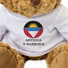 ANTIGUA & BARBUDA FLAG ROUNDEL - Teddy Bear - Cute Cuddly Soft - Gift Present
