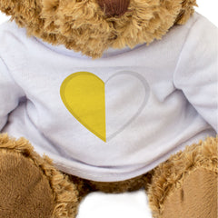 ANTRIM COUNTY COLOURS HEART - Teddy Bear - Cute - Ireland Gift Present