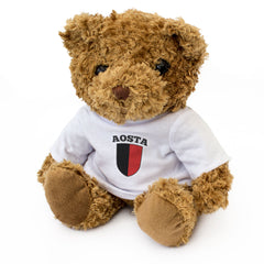 AOSTA FLAG - Teddy Bear - Cute Cuddly Soft Adorable - Italy Gift Present