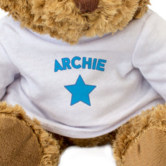 ARCHIE - Teddy Bear - Cute Cuddly Soft Adorable - Gift Present