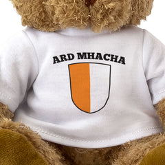 ARD MHACHA (ARMAGH) COUNTY COLOURS - Teddy Bear - Ireland Gaeilge Gift Present