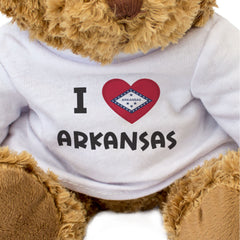 I Love Arkansas Flag - Teddy Bear