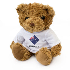 AUSTRALIA FLAG DIAMOND - Teddy Bear - Cute Funny Aussie Souvenir Gift Present