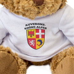 AUVERGNE-RHÔNE-ALPES FLAG - Teddy Bear - Cute Cuddly Soft - France Gift Present