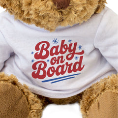BABY ON BOARD - Cute Cuddly Soft Adorable - Teddy Bear - Gift Present