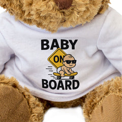 BABY ON BOARD - Cute Cuddly Soft Adorable - Teddy Bear - Gift Present
