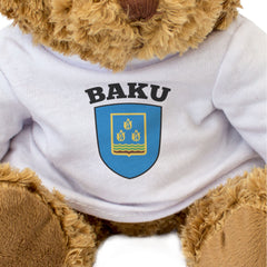 BAKU FLAG - Teddy Bear - Cute Cuddly Soft Adorable - Azerbaijan Gift Present