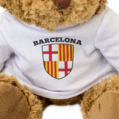 BARCELONA FLAG - Teddy Bear - Cute Cuddly Soft Adorable - Spain Gift Present