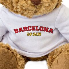 BARCELONA, SPAIN - Teddy Bear - Cute Cuddly Soft Adorable - Spanish Gift Present