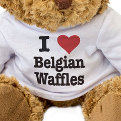 I Love Belgian Waffles - Teddy Bear