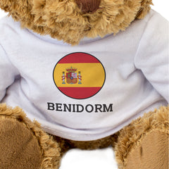 BENIDORM (SPAIN FLAG ROUNDEL) - Teddy Bear - Cute Spanish Souvenir Gift Present