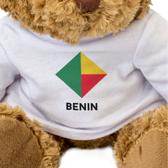 BENIN FLAG DIAMOND - Teddy Bear - Cute Soft Funny Souvenir Gift Present