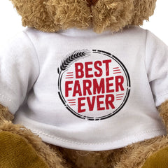 BEST FARMER EVER - Teddy Bear - Cute Cuddly Soft Adorable - Gift Present