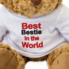 BEST BESTIE IN THE WORLD - Teddy Bear - Cute Cuddly - Best Friend Gift Present