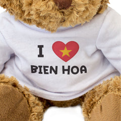 I Love Bien Hoa (Vietnam Flag) - Teddy Bear