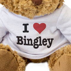 I LOVE BINGLEY - Teddy Bear - Cute Cuddly Soft Adorable - Gift Present