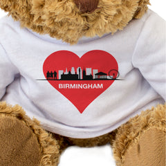 BIRMINGHAM SKYLINE - Teddy Bear - Cute Cuddly Soft - Souvenir Gift Present
