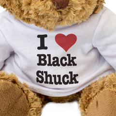 I LOVE BLACK SHUCK - Teddy Bear - Cute Cuddly Soft Adorable - Gift Present