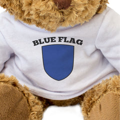 BLUE FLAG - Teddy Bear - Cute Cuddly Soft Adorable - Motorsport Gift Present