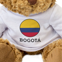BOGOTÁ (COLOMBIA FLAG ROUNDEL) - Teddy Bear - Cute Funny - Souvenir Gift Present
