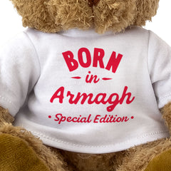 BORN IN ARMAGH (SPECIAL EDITION) - Teddy Bear - Cute - Ireland Gift Present