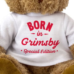 BORN IN GRIMSBY (SPECIAL EDITION) - Teddy Bear - Cute Cuddly - Gift Present