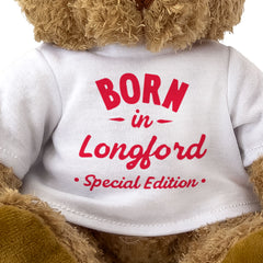 BORN IN LONGFORD (SPECIAL EDITION) - Teddy Bear - Cute - Ireland Gift Present