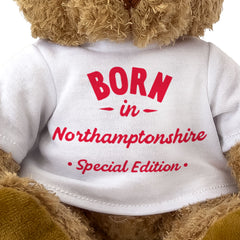 BORN IN NORTHAMPTONSHIRE (SPECIAL EDITION) - Teddy Bear - Cute - Gift Present